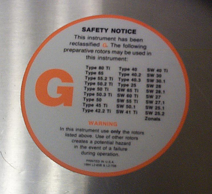 safety notice
